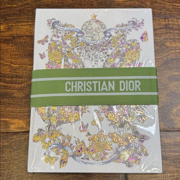 Dior Other - Christian Dior Around The World Decorative Notebook butterfly floral green band